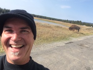 Yeah....I'm that guy. Just have to get a selfie with a beast of a Bison.