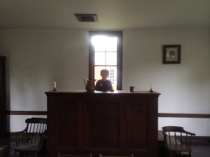 Parker presiding over Lincolns courtroom