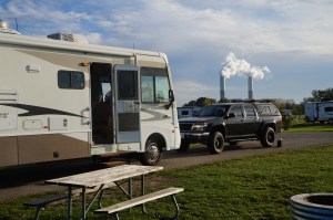 Smoke Stacks with a South wind